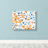 水彩絵画花 キャンバスプリント (インサイチュ (ウッドフロア))