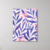 水彩絵画花 キャンバスプリント (正面)