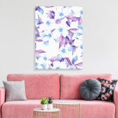 水彩絵画花 キャンバスプリント (インサイチュ (リビング))