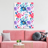 水彩絵画花 キャンバスプリント (インサイチュ (リビング))