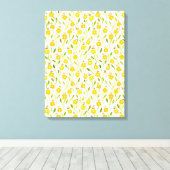 水彩絵画花 キャンバスプリント (インサイチュ (ウッドフロア))