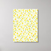 水彩絵画花 キャンバスプリント (正面)