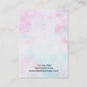 水彩絵画表示カード 名刺 (裏面)