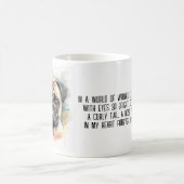 水彩絵画詩 コーヒーマグカップ (中央)