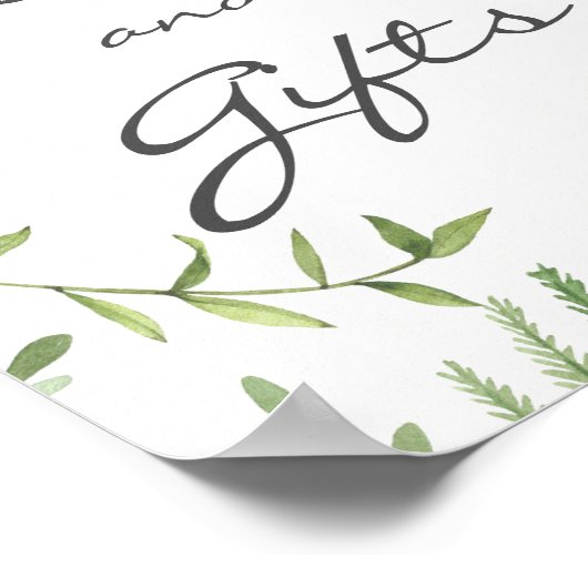 水彩絵葉書とギフト結婚ポスター ポスター (角)