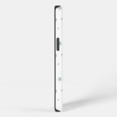 水彩継ぎ目なし模様花 iPhoneケース (右側面)