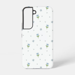 水彩継ぎ目なし模様花 SAMSUNG GALAXY S22ケース