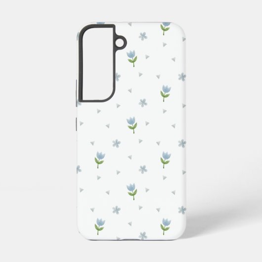 水彩継ぎ目なし模様花 SAMSUNG GALAXYケース (裏面)