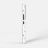 水彩継ぎ目なし模様花 SAMSUNG GALAXYケース (右側面)