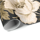 水彩継ぎ目のない繊細な花柄  ラッピングペーパー (ロールコーナー)