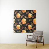 水彩継ぎ目無し図柄（カボチャ） タペストリー (インサイチュ(横))