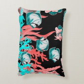 水彩継ぎ目無し模様 アクセントクッション (裏面(縦))