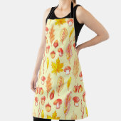 水彩継ぎ目無し模様 エプロン (インサイチュ)