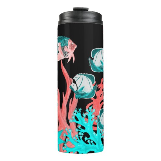 水彩継ぎ目無し模様 タンブラー (正面)