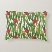 水彩継ぎ目無し紋様対象 アクセントクッション (裏面)