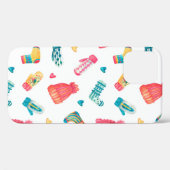 水彩継ぎ目無し編み手付き無地模様 Case-Mate iPhoneケース (裏面 (横))