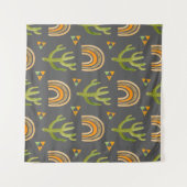 水彩継ぎ目無し虹とアクチュ タペストリー (正面(横))