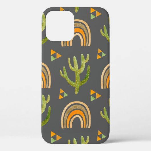 水彩継ぎ目無し虹とアクチュ Case-Mate iPhoneケース (裏面)