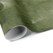 水彩緑のクリスマスパタモダンーン ラッピングペーパー (ロールコーナー)