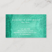 水彩緑の名刺 名刺 (裏面)
