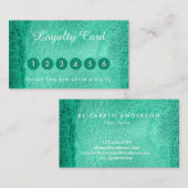 水彩緑の名刺 名刺 (正面/裏面)