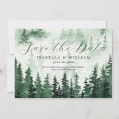 水彩緑の森 Save The Date セーブザデート (正面)