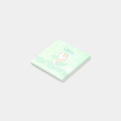 水彩緑カワイイカスタム校舎 ポストイット (アングル)