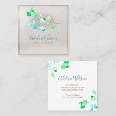 水彩緑化フェイク剤 スクエア名刺 (正面/裏面)