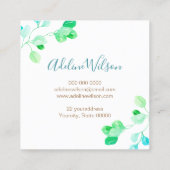 水彩緑化フェイク剤 スクエア名刺 (裏面)