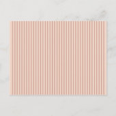 水彩緑化リース赤面ブライダルシャワー インビテーションポストカード (裏面)