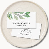 水彩緑化名刺 名刺