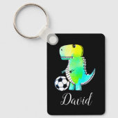 水彩緑化名前をカスタムする キーホルダー (正面)