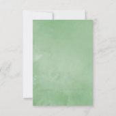 水彩緑化幾何学バルミツワー 出欠カード (裏面)