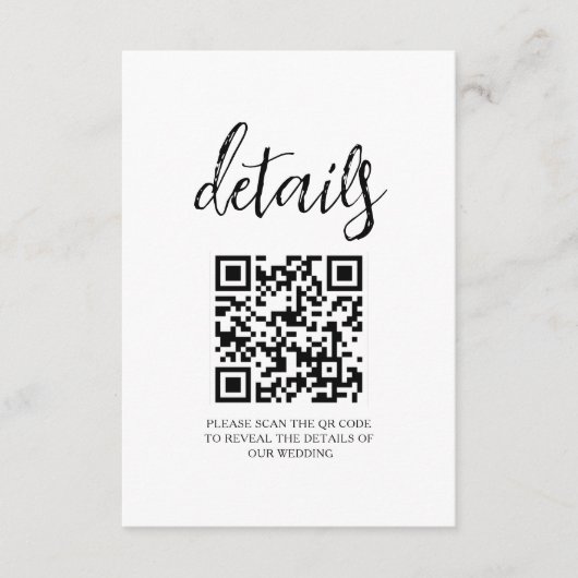 水彩緑植物性ファーン結婚ズ詳細 エンクロージャーカード (正面)