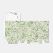 水彩緑白あじさい紋 フェイバーボックス (折り畳みなし)