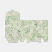 水彩緑白あじさい紋 フェイバーボックス (折り畳みなし)