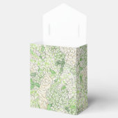 水彩緑白あじさい紋 フェイバーボックス (オープン)