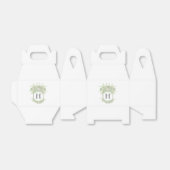 水彩緑白あじさい紋 フェイバーボックス (折り畳みなし)