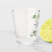 水彩緑結婚色 ショットグラス (左)