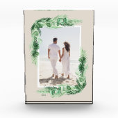 水彩緑縁ど フォトブロック (正面)