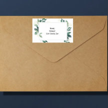 水彩緑色植物学