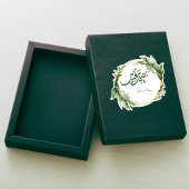 水彩緑色植物誌イードムバラク シール