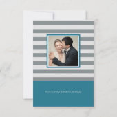 水彩緑葉リース |ありがとうございます サンキューカード (裏面)