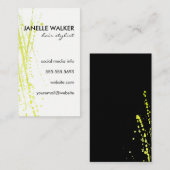 水彩緑鮮やか表現型 名刺 (正面/裏面)