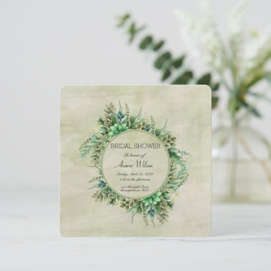 水彩緑 (スタンド正面)