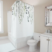 水彩緑 シャワーカーテン (インサイチュ)