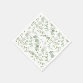 水彩緑 スタンダードカクテルナプキン (角)