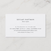 水彩緑 名刺 (裏面)