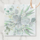 水彩緑 |第一聖餐式メッセージカード フェイバータグ (裏面)