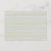 水彩緑、金ゴールドフローラ座席表 エンクロージャーカード (裏面)